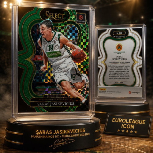 Saras Jasikevicius Mezzanine Level collectible card new, authentic