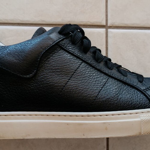 Nak men's leather shoes size 44 like new, black casual