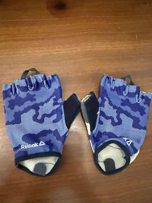 Γάντια προπόνησης γυναικεία Reebok, σαν καινούργια, μωβ, Lycra