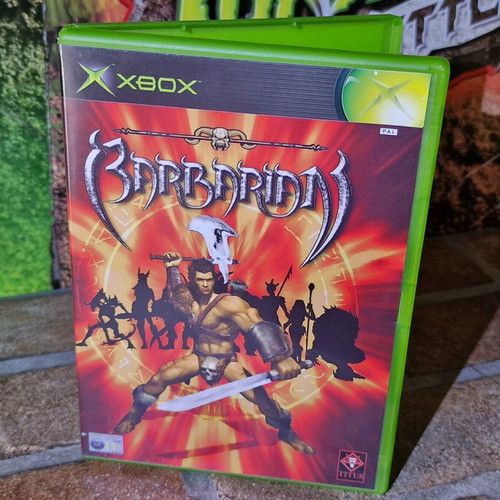 Barbarian Xbox Microsoft like new, mint condition