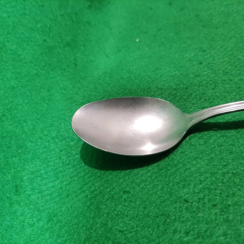 Xenia 1968 soup spoon used, Afentakis Rostfrei