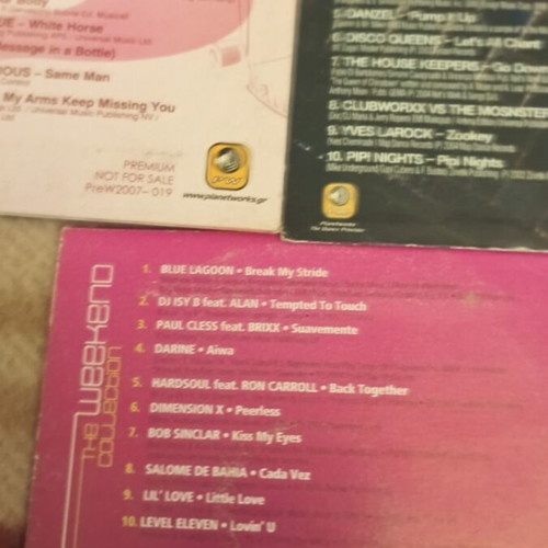 Dance lounge music CD set like new, 5 discs