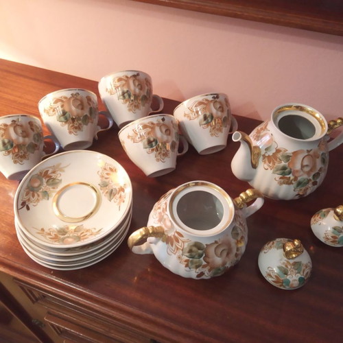 Antique porcelain tea and coffee set 14 pieces like new