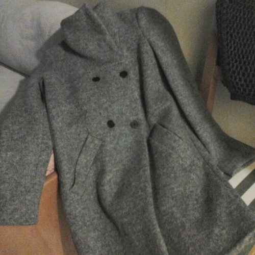 Zara coat used, gray, size S