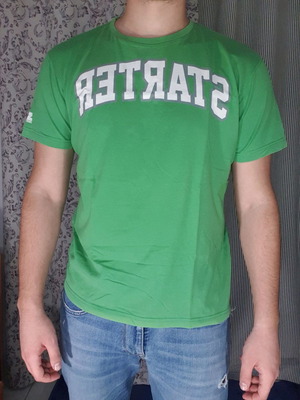Starter t-shirt μεταχειρισμένο πράσινο L