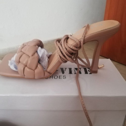 Bozikis beige platform sandals size 38