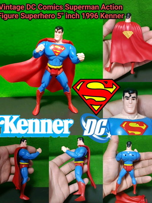 Vintage φιγούρα δράσης Superman DC Comics 5" Kenner 1996 σε καλή κατάσταση