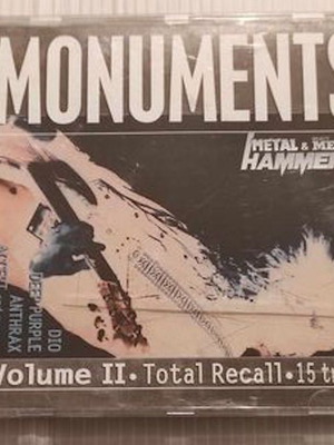 Monuments Volume II Total Recall CD used, rock