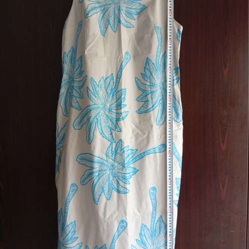 Lagbi dress size 42, white and turquoise