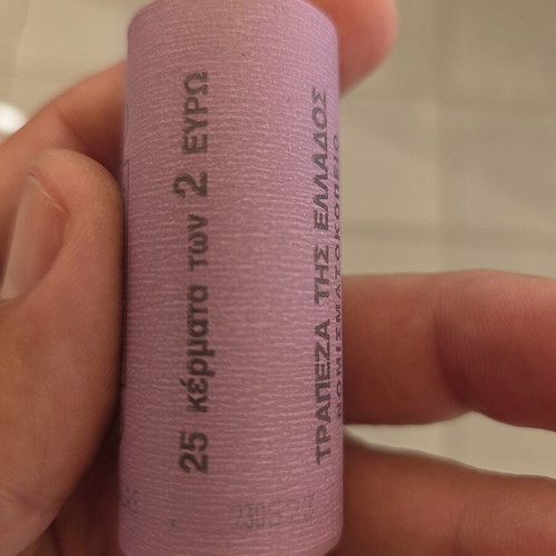 Roll of 25 commemorative 2 euro coins 100 Years from Maria Callas' Birth