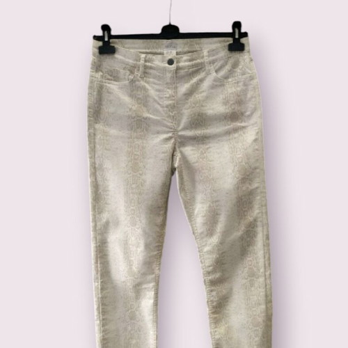 Elastic pants with snake print size M like new