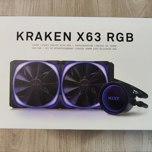 NZXT Kraken X63 RGB CPU liquid cooler used