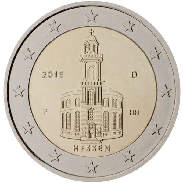 SAC Γερμανία 2 Ευρώ 2015 UNC Έσση
