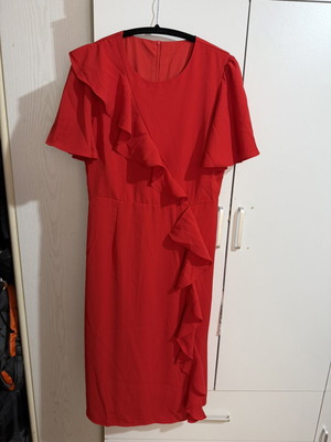 Dress new, red, size L