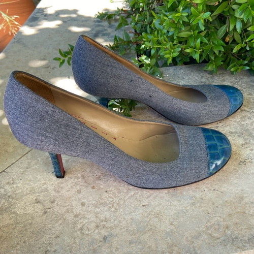 Emanuel Ungaro gray pumps used, size 39