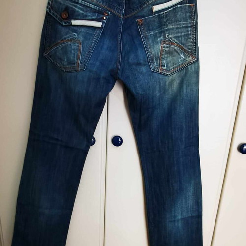 Men's jeans almost unused, size L, blue