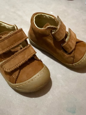 Naturino Cocoon leather baby boots used, brown, size 20