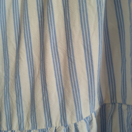 Summer dress H&S used, white and blue, size M