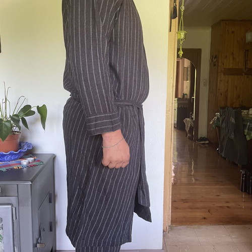 Men's pajamas like new, black and gray