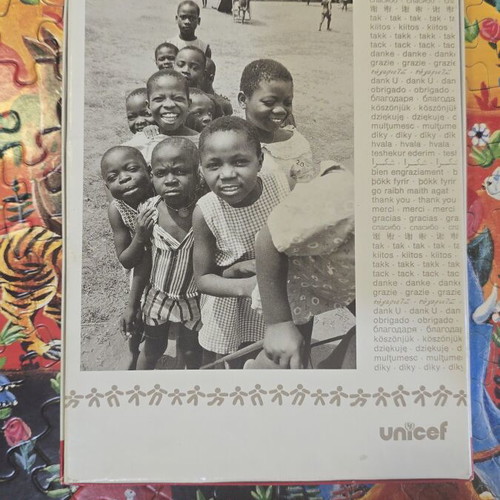 Unicef Red Delirium Puzzle like new, rare collector's item