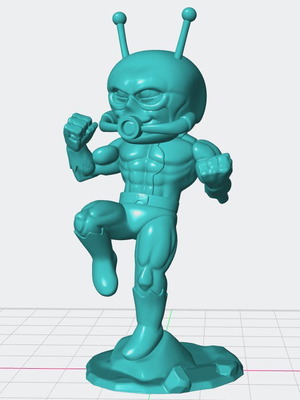 3D Ant-Man unpainted model 10 cm new