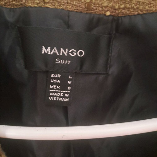 Mango jacket like new, size L 40 12, black and green