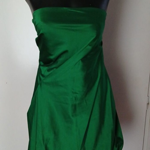 Maestri strapless party dress green size M like new