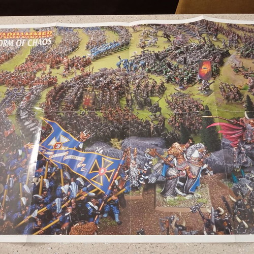 Warhammer fantasy poster like new, collectible games workshop