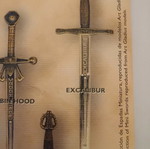 Χαρτοκόπτης σπαθί καινούργιος, αντίγραφο Excalibur 16 εκ