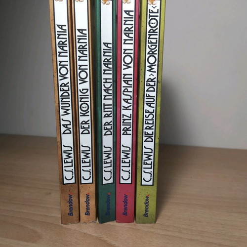 Narnia books volume 1-5 in German