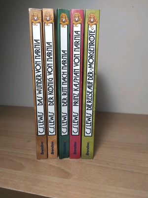Narnia books volume 1-5 in German