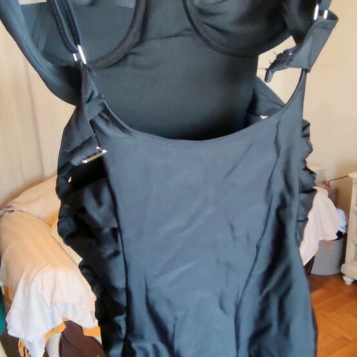 ASOS one-piece swimsuit new, black, size L (40/12)