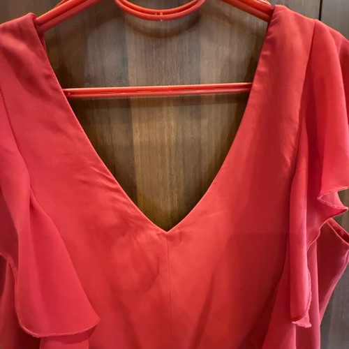 Red dress like new, size L