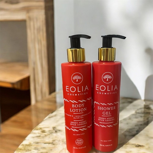 Shower gel and body lotion melomakarono like new, 250ml