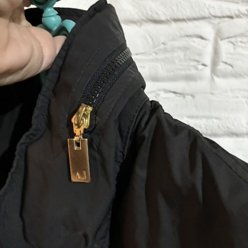 Armani jacket summer jacket with hood like new, black