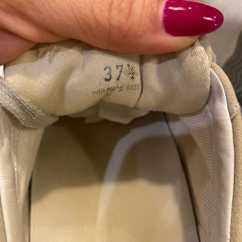 Hogan sneakers used, size 37.5, gray suede with sequins