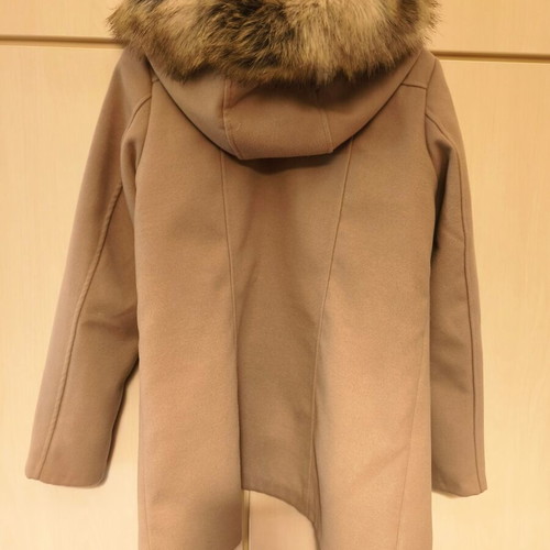 Wool coat camel beige Allegra Carmine new