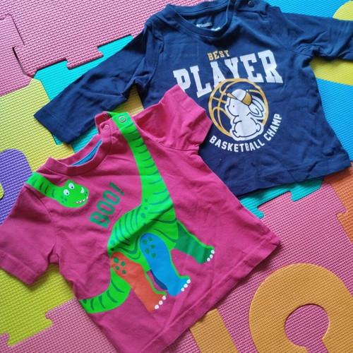 Baby T-shirts 3-6 months like new, short and long sleeve