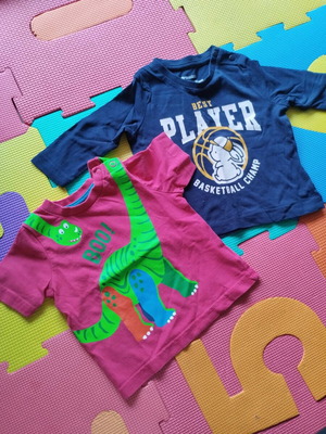 Baby T-shirts 3-6 months like new, short and long sleeve