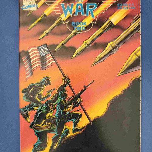 The War 1989 comic book used, grade VF or above