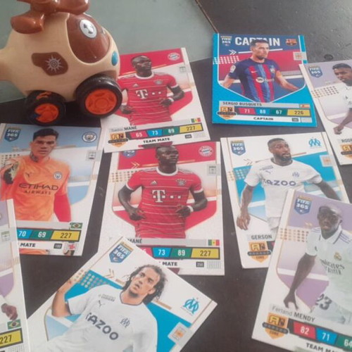 Football cards pack like new