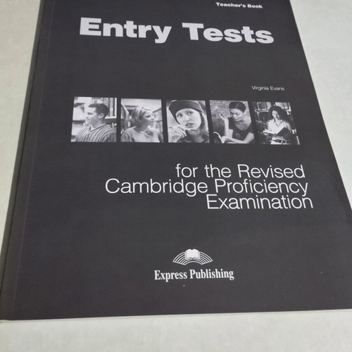 Entry Tests CPE Proficiency Teacher's Book set of 2 new, Express Publishing