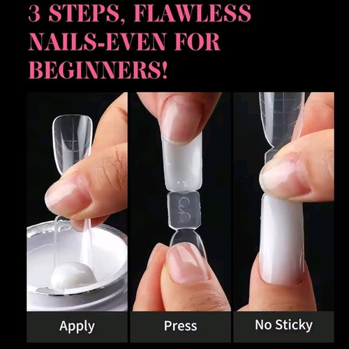 Dual nail forms new, 240 pcs, 12 sizes