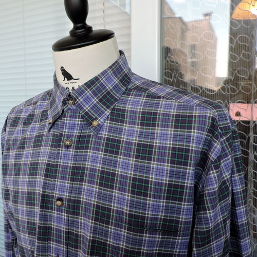 Gant Foxhunt Poplin Men's Long Sleeve Shirt like new, multicolor, size L/XL
