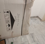 Security door new dark brown
