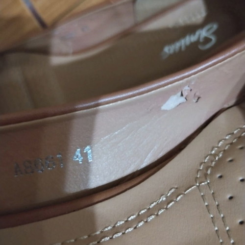 Primark Tampa Flat Ballerinas Size 41 New Beige Orange