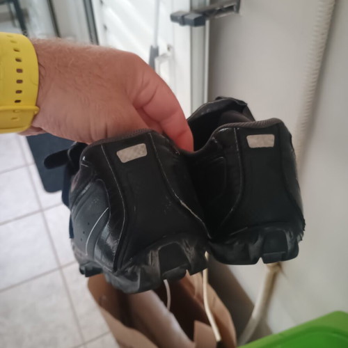Shimano cycling shoes lightly used, size 46, ideal for mountain bike
