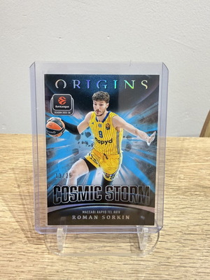 Panini Origins EuroLeague Roman Sorkin Cosmic Storm κάρτα καινούργια