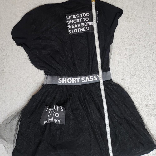Black Dress with Tulle like new