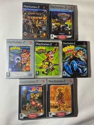 Παιδικά παιχνίδια PlayStation 2 μεταχειρισμένα, πακέτο με 7 τίτλους